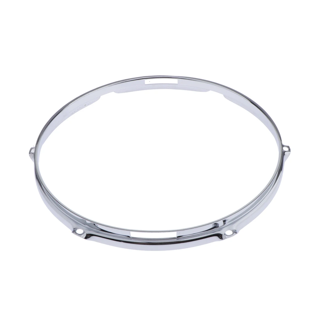 Heavy Duty 13 Inch 6 Lug Snare Drum Hoop Rim Batter Hoop 1.5Mm (Pack of 2)