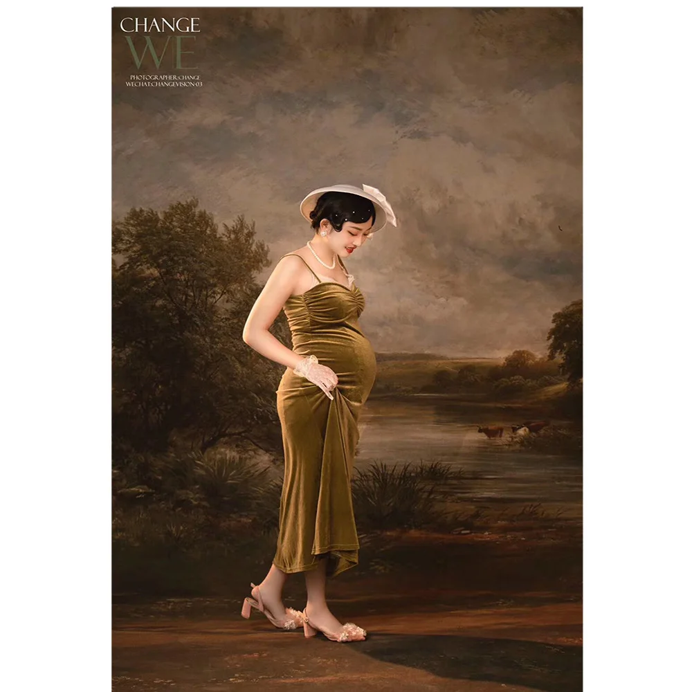 Vintage Photography Backdrop Western Tribe Natural Scenery Photocall Abstract Old Master Photo Background for Photo Studio