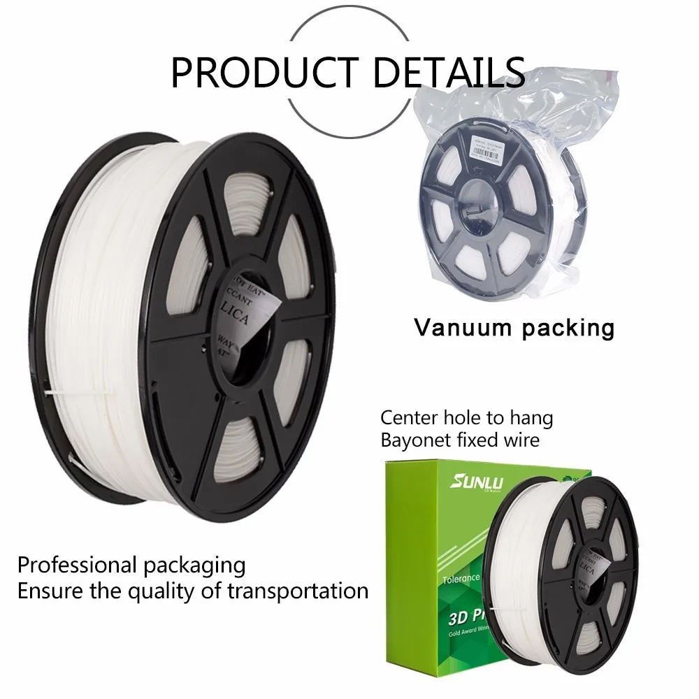 New PLA PLUS 10KG PLA 10KG 1KG / Roll 3D Printer Filament PLA For 3D Printers And 3D Pen Eco-friendly Material