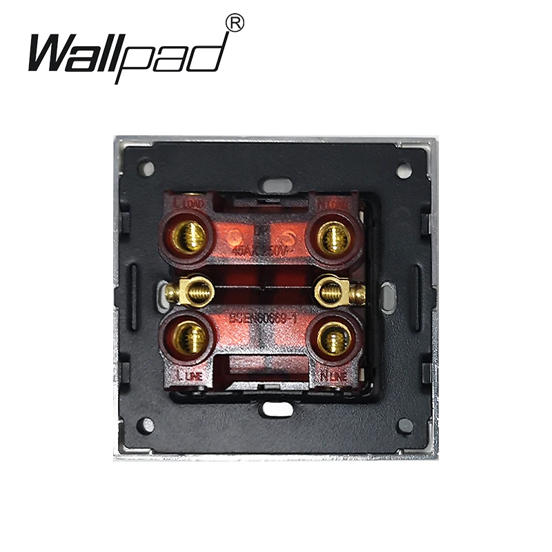 45A Cooker Switch Wallpad Luxury Wall Light Switch Aluminium Metal Panel 45A Air Condition Rocker Switches Interrupteur