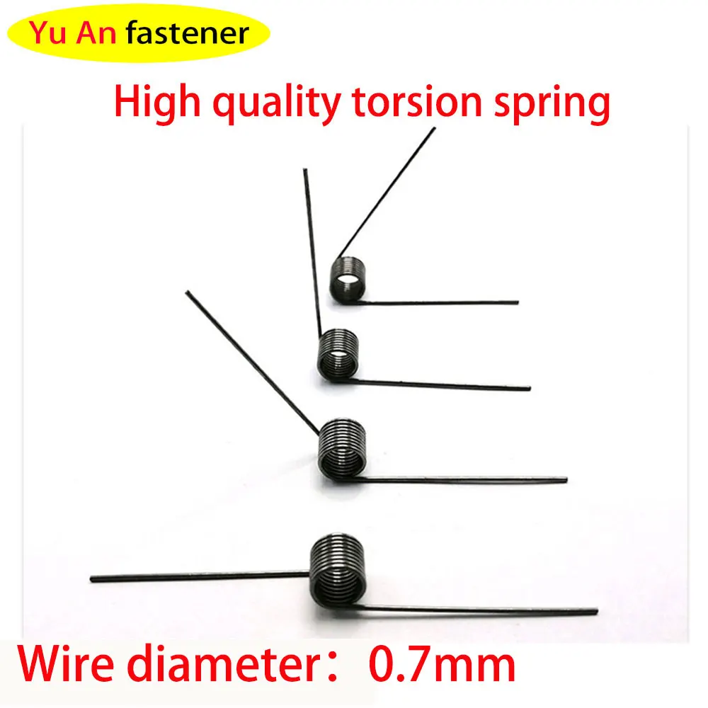 V-Spring, 0.7 Wire Diameter Torsion Small Torsion Spring, Hairpin Spring, 180/120/90/60 Degree Torsion Torsion Spring,  10pcs