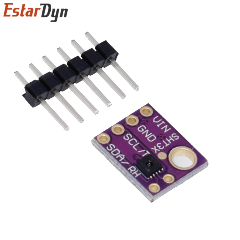 Módulo de Sensor de humedad y SHT31-D de temperatura SHT31, microcontrolador IIC I2C, tiempo de ruptura, compatible con Arduino, 3V y 5V