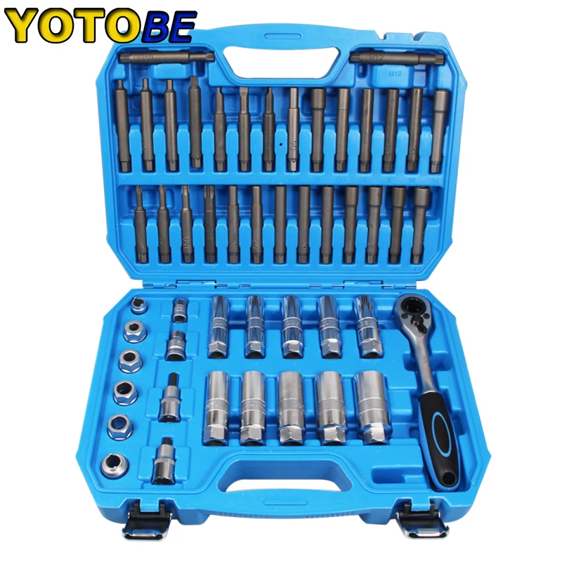 

50pcs Steering Hub Suspension Shock Absorber Strut Nut Removal Tool Socket Set