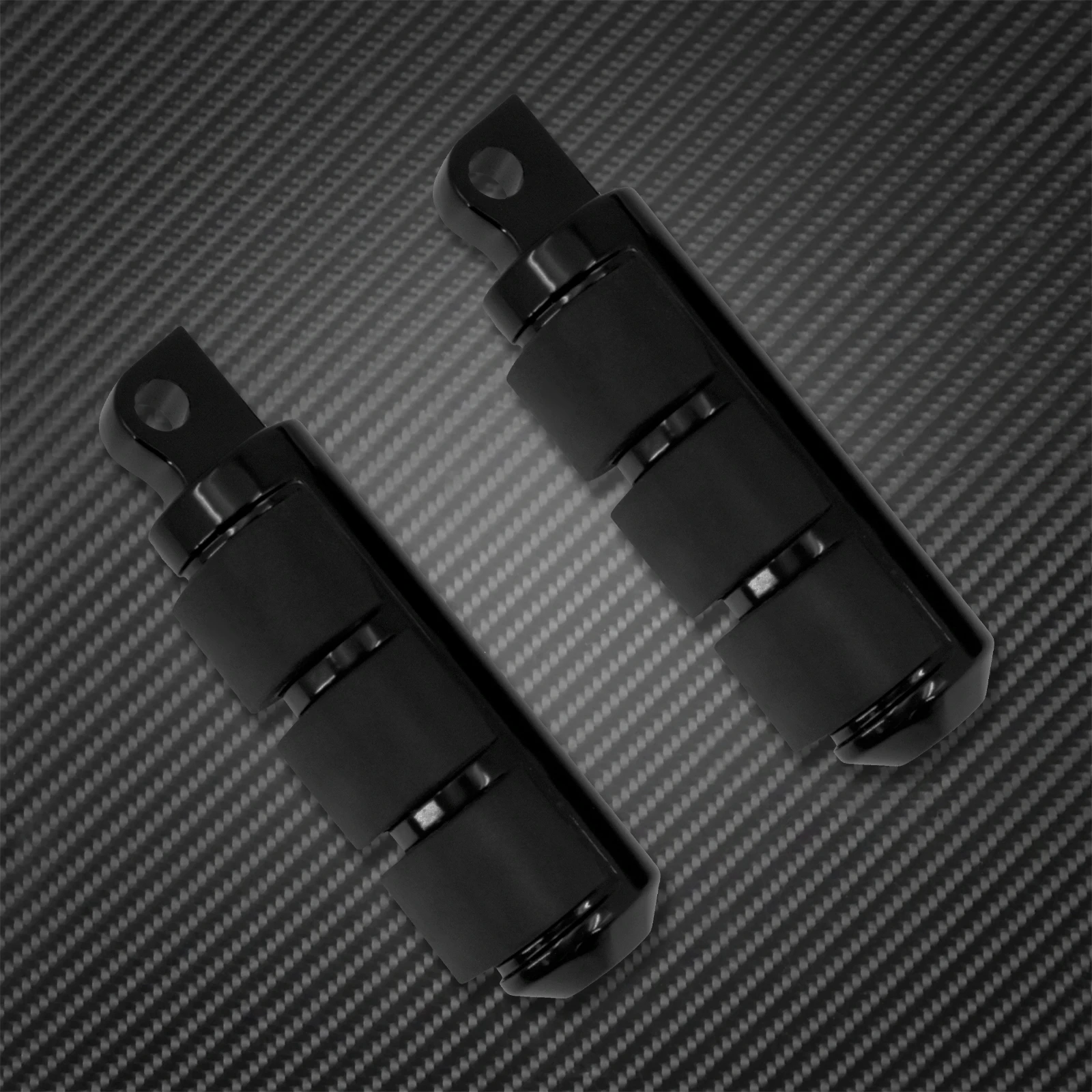 Motorcycle Footpegs Foot Rest Black Rubber Pedal For Harley Touring Softail Dyna Sportster XL 1200 883 Road Glide FLHT Fat Boy