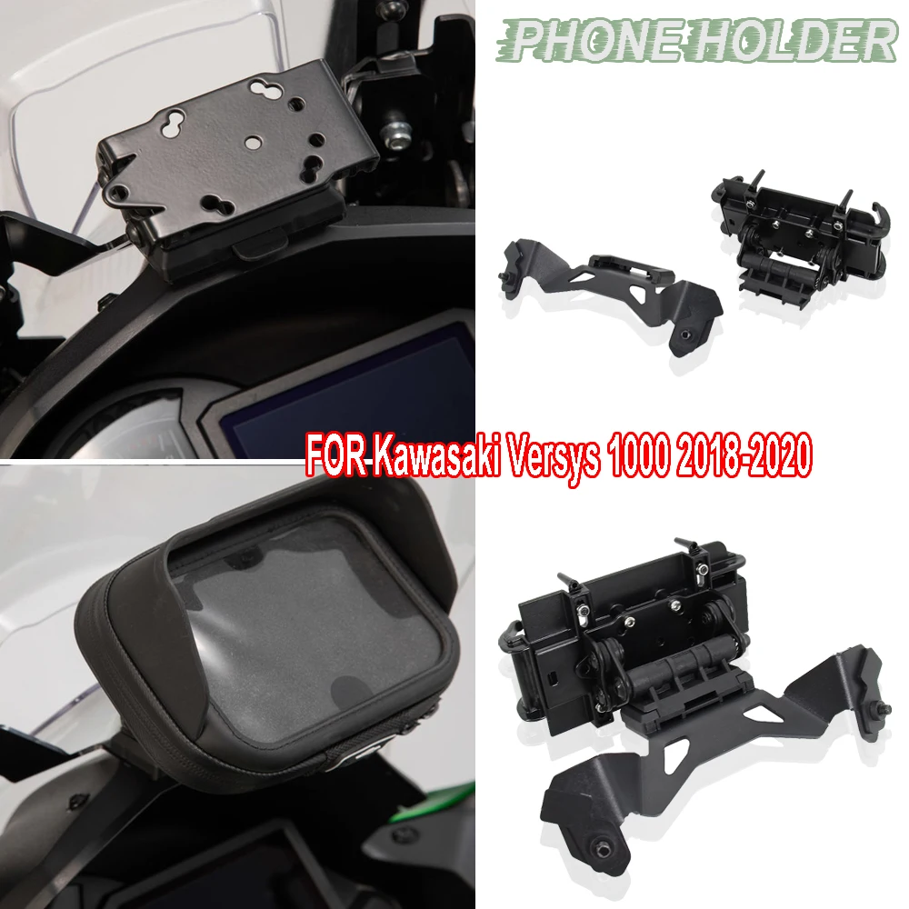 

For Kawasaki Versys 1000 VERSYS1000 2018 2019 2020 NEW Motorcycle Accessories Modified GPS Navigation Bracket