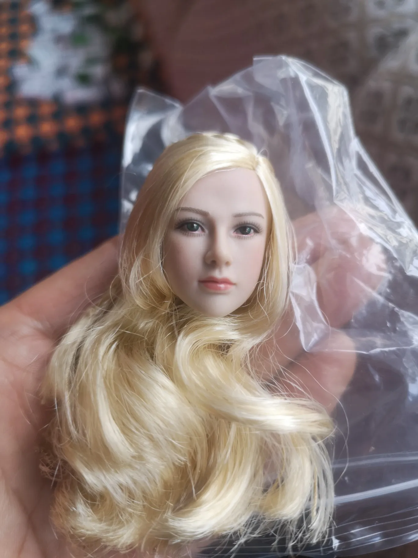 

1/6 Scale Girl Head Sculpt Long Blonde Hair TBLeague PL2019-149 12in Tariah Silver Valkyrie Head Toy for Tbleague Body