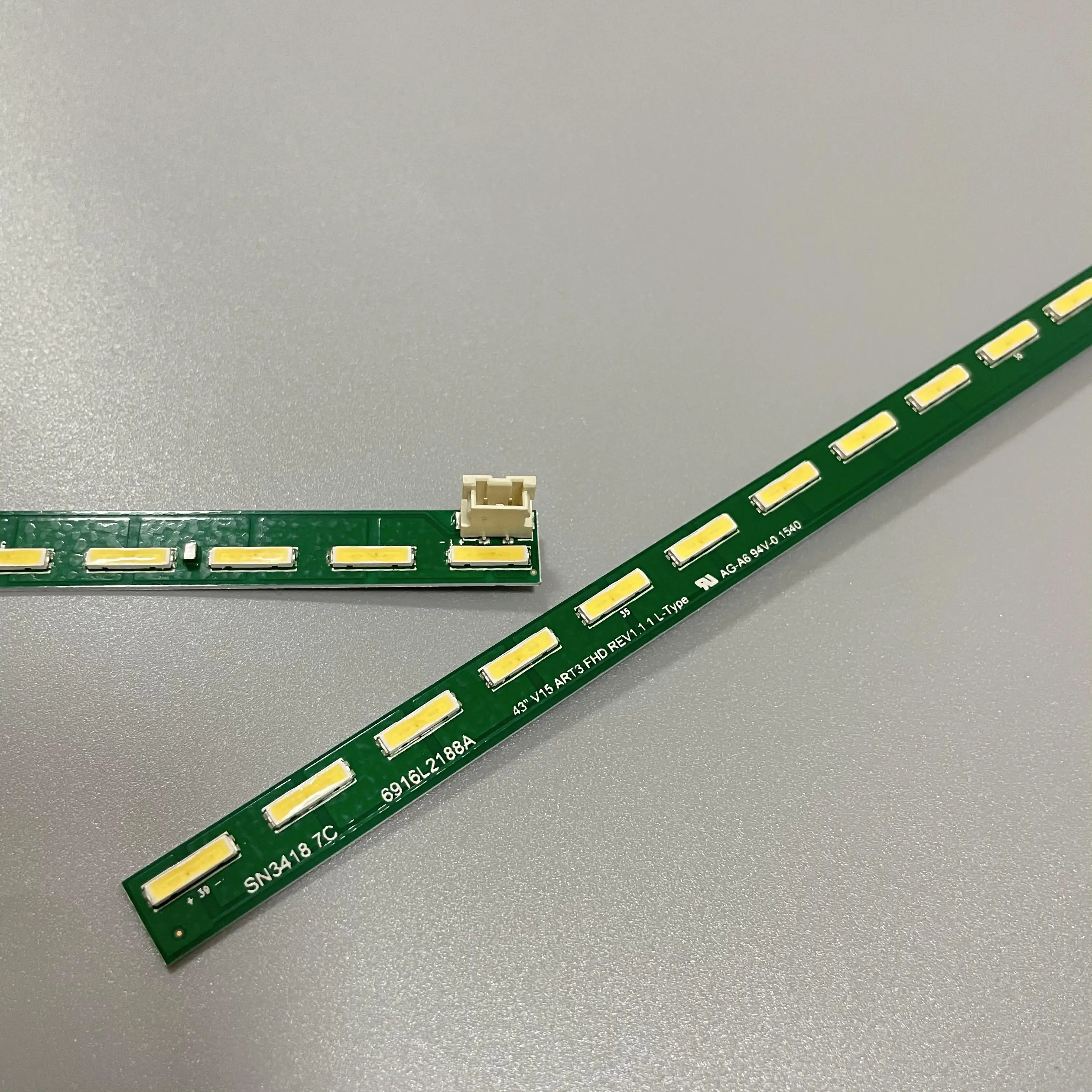 Striscia LED 2 pz/lotto 43 "V15 ART3 FHD REV1.11 l/R-TYPE ldldld430eue LG43LX310C-CA