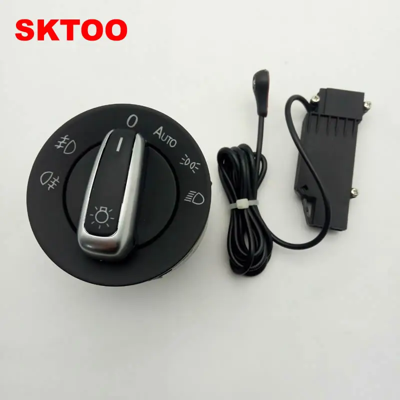 SKTOO Auto Light Sensor With Headlight Switch For VW Golf MK5 MK6 Jetta MK5 Tiguan Passat B6 Touran