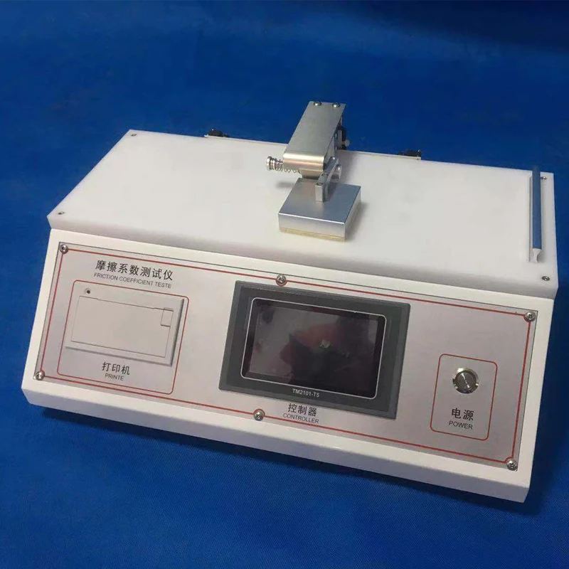 Probador COF Máquina de prueba COF Coeficiente de equipos de prueba de fricción Coeficiente estático y cinético de pruebas de fricción