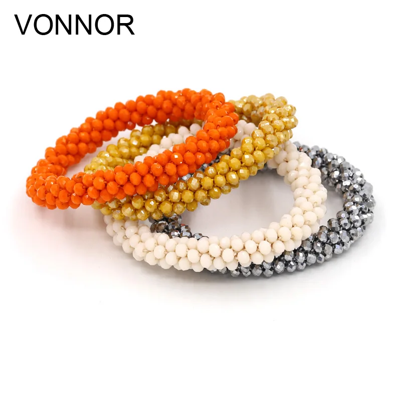 Bracelets for Women Multilayer Crystal Beads Strand Bracelet Boho Bracelet Jewelry Female Gift