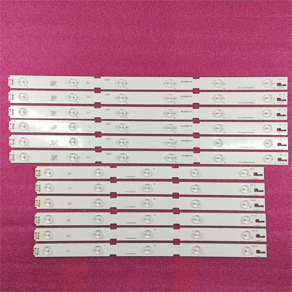 LED Backlight strip For 2015ARC490_3228_R05  ZLN60600-AC IC-B-HWCR49D640L HWCR49D640R 49LENZA6627 49VLE6565BL ZLP60600 ZNL60600