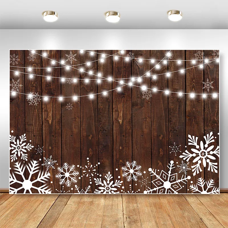 Fondo de fotografía con textura de tablero de madera de Navidad para estudio fotográfico, telones de fondo para foto, zona de invierno y nieve