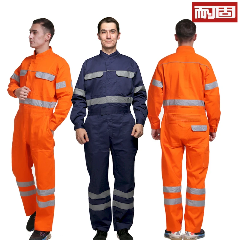 Work Wear Overalls for men Fashion Tooling Loose Cargo Overalls Long Sleeve Repairman Auto Repair Jumpsuits