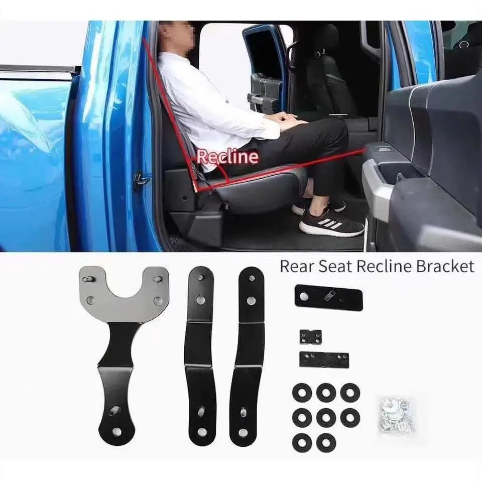 Suitable for 2021-2023 Ford Raptor F150 rear seat bracket rear seat tilt angle increased bracket