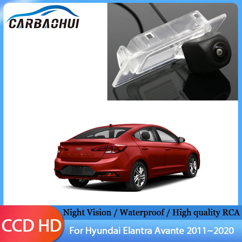 

CCD Car RearView Camera Night Vision Waterproof For Hyundai Elantra Avante 2011 2012 2013 2014 2015 2016 2017 2018 2019 2020 Car