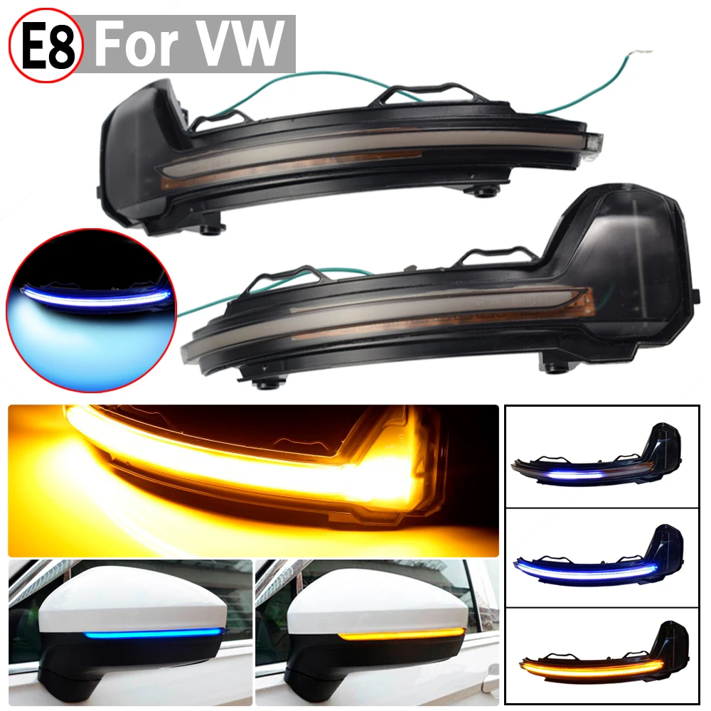 5PH LED Dynamic Side Marker Turn Signal Lights: Upgrade Your VW Tiguan & Touareg with Flowing Water Effects