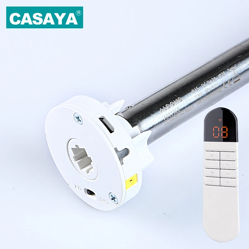 DC 5V Lithium battery Tubular Motor Remote control Electric Roller Blinds Motor smart forwarder work with Google home Alexa Tuya