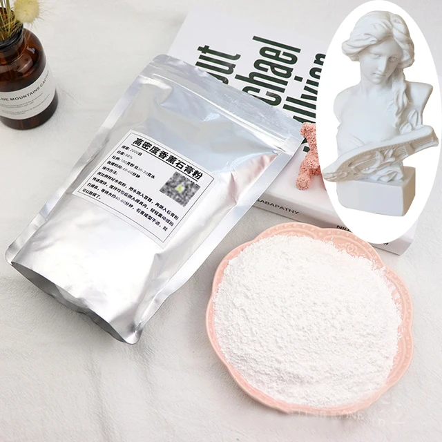 500G/1000G High Density White Plaster Powder for Diy Handmade Casting Mould Aromatherapy Gypsum Powder