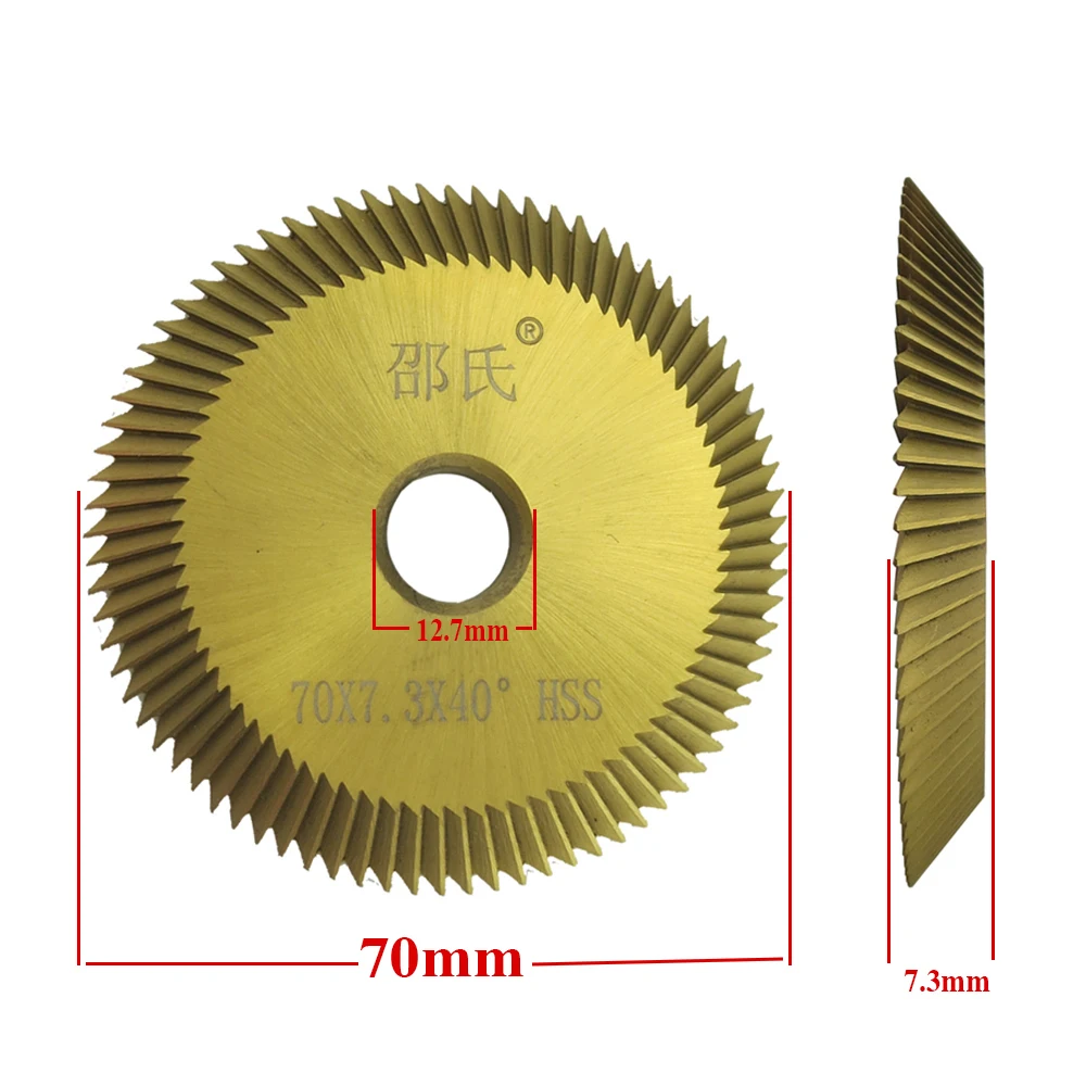 CHKJ 1PC 60mm/70mm Key Cutting Machine Blade for Wen Xing Key Machine Milling Cutter Key Cutting Blade Locksmith Tool