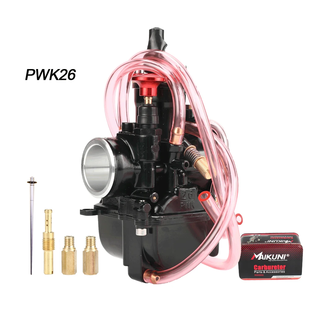 Universal PWK Carburetor 21 24 26 28 30 32 34 2T 4T 70cc to 350cc Motorcycle  With Power Jet For KTM  For Yamaha Mikuni Koso ATV