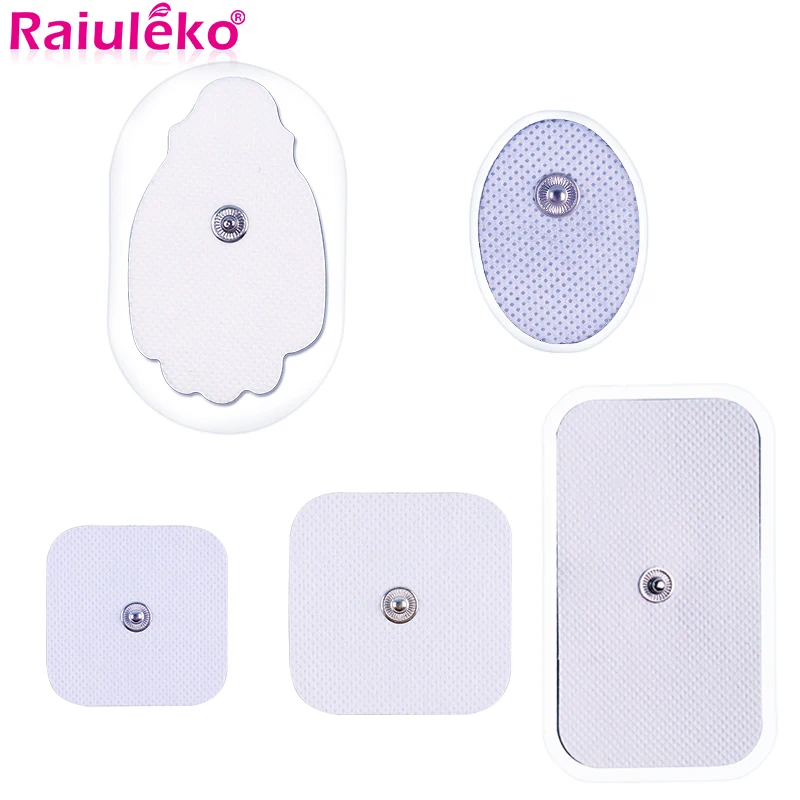 20/10Pcs Electrode Pads Massager Patch Tens Acupuncture Physiotherapy Machine Ems Nerve Muscle Stimulator Slimming Silicone Gel