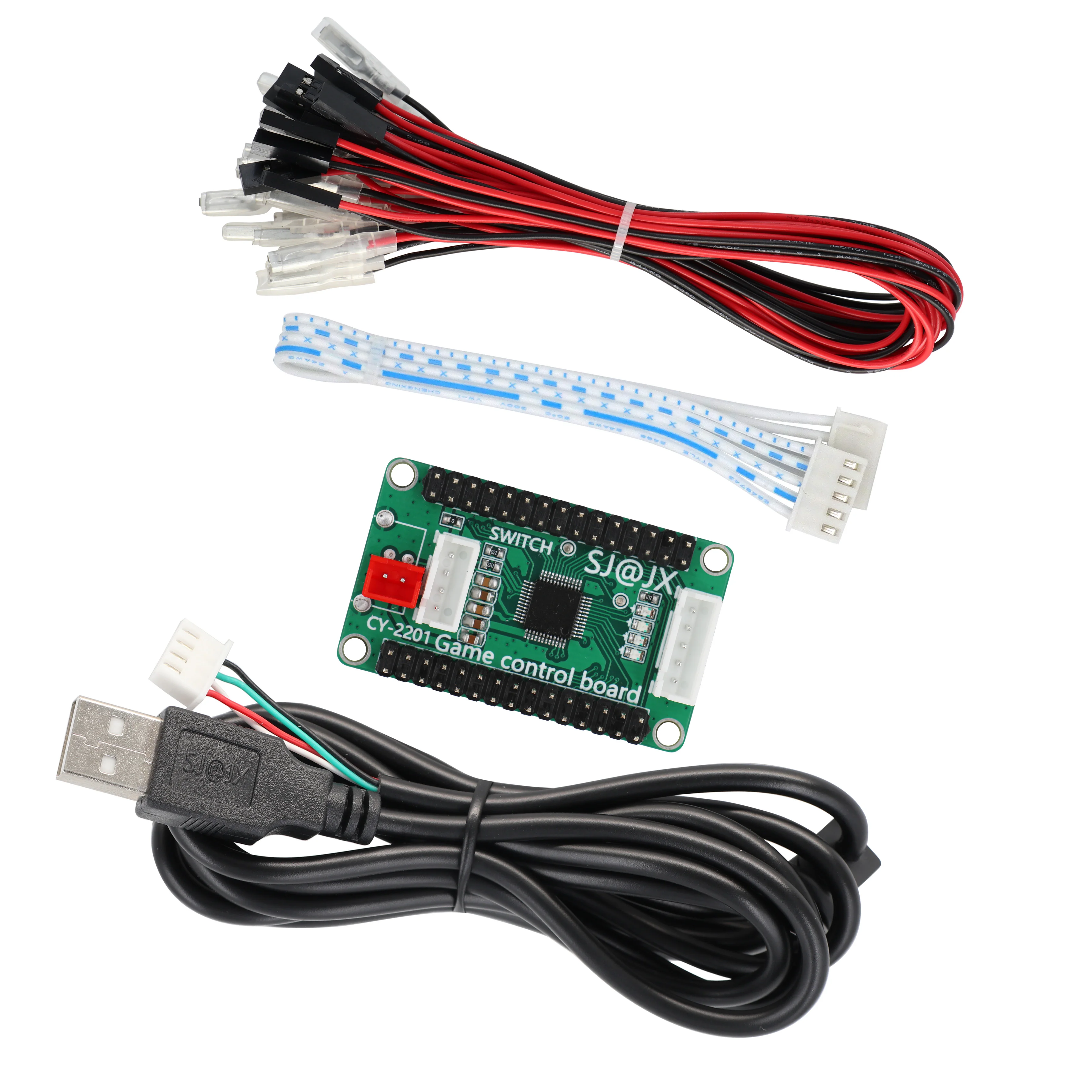 Zero Delay Arcade USB Encoder PC with 5V to Joystick Arcade Rocker Circuit Board Control Panel For MAME Gaming