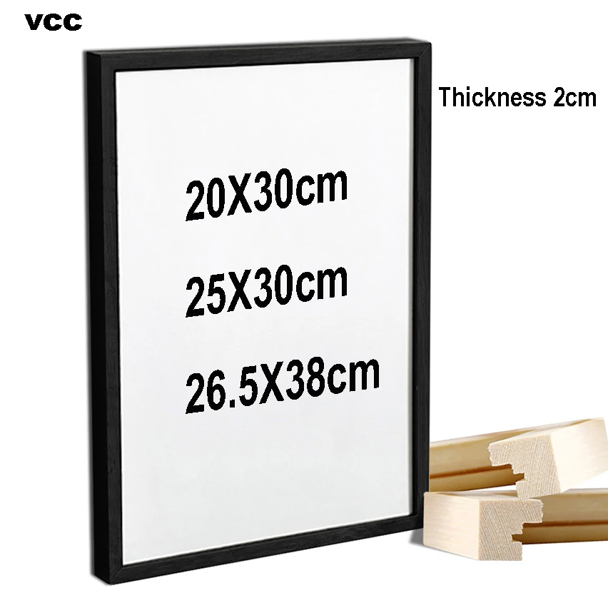 Thiên Nhiên Ảnh Gỗ Hình 20X30 25X30 26.5X38cm Đen Trắng Màu Khung Hình Treo Tường Poster Khung