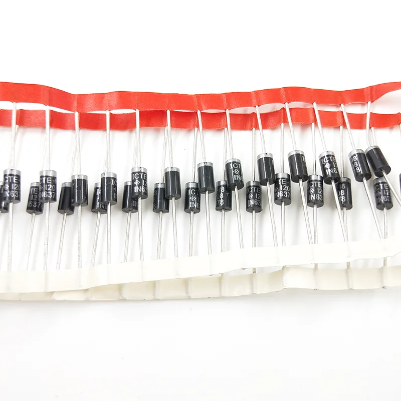 การปราบปราม1N6378 50ชิ้น/ล็อตของไดโอดชั่วคราว TVS DO-201AD IN6378 DO27