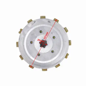 適用於鈴木 GS125 GN125 EN125 HJ125K-A 的 2088 摩托車離合器鼓 H 組件及摩擦壓盤 8 最佳銷售 鈴木 GN125 - №8