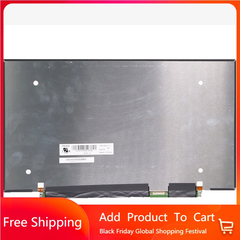 

13.3 Inch LM133LF1L02 LED LCD Screen IPS Full-HD 1920*1080 EDP 30Pin 72% NTSC Laptop Replacement Display Panel