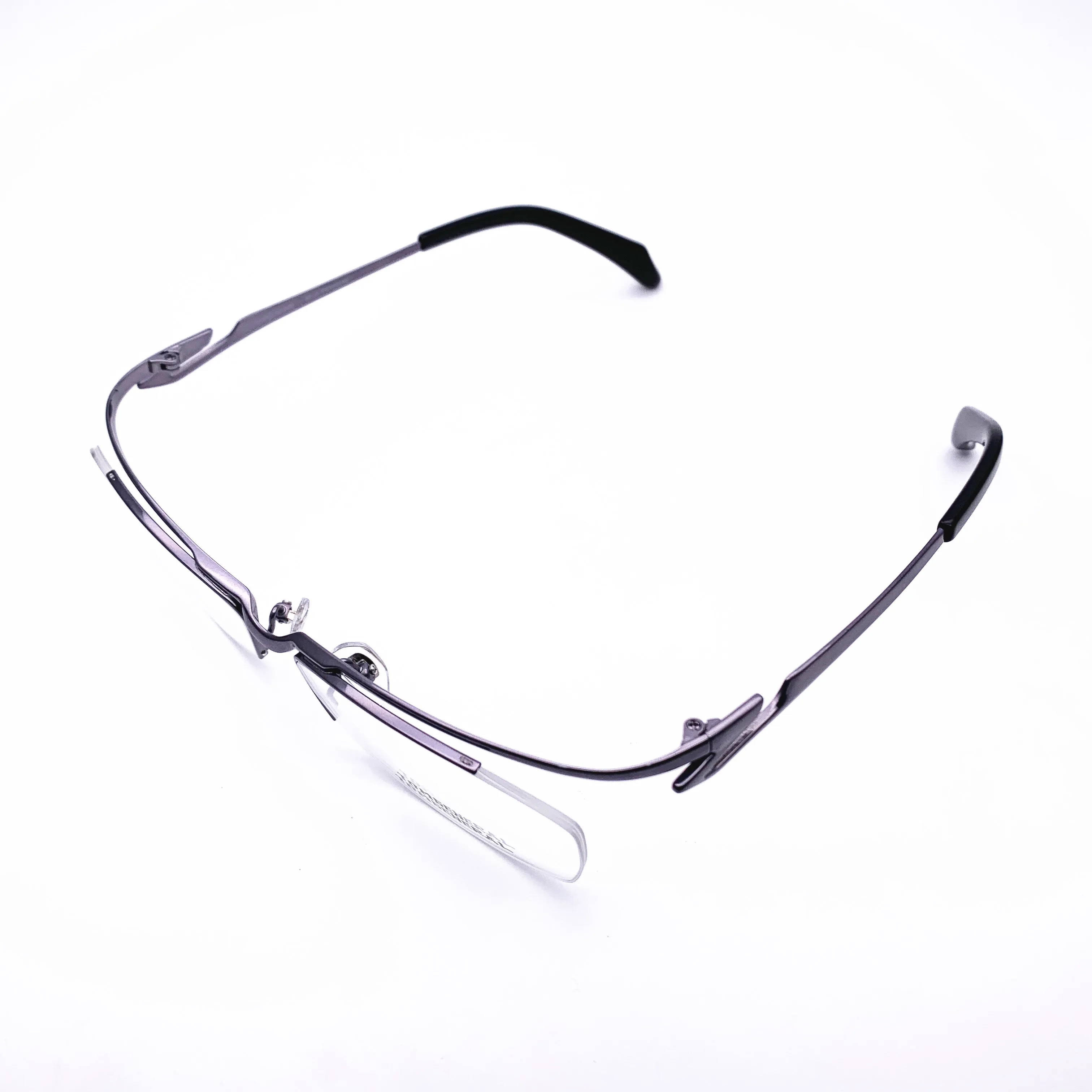 Belight Optical Japan Sharp Design Business Titanium Half Rimless Frame uomo occhiali da vista occhiali da vista TI8037