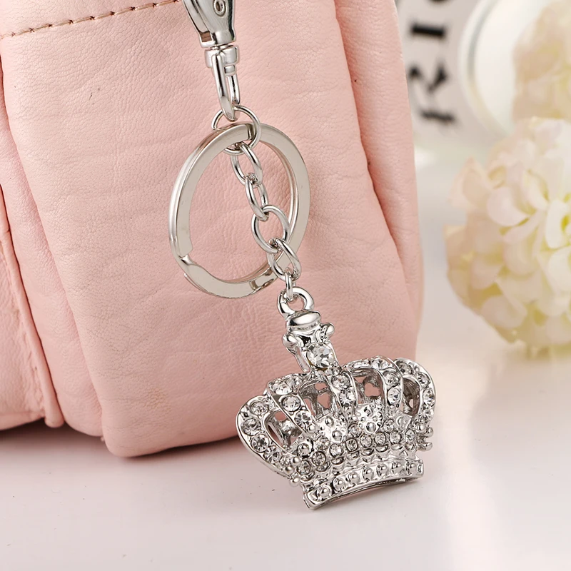 2020 Tinykenro New Fashion Explosion Rhinestone Noble Cute Elegant Crown Bag Wallet Keychain