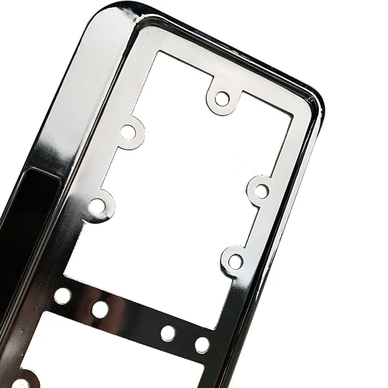 2pcs For EU Car License Plate Frame metal Car License Plate Frame Number plate Holder