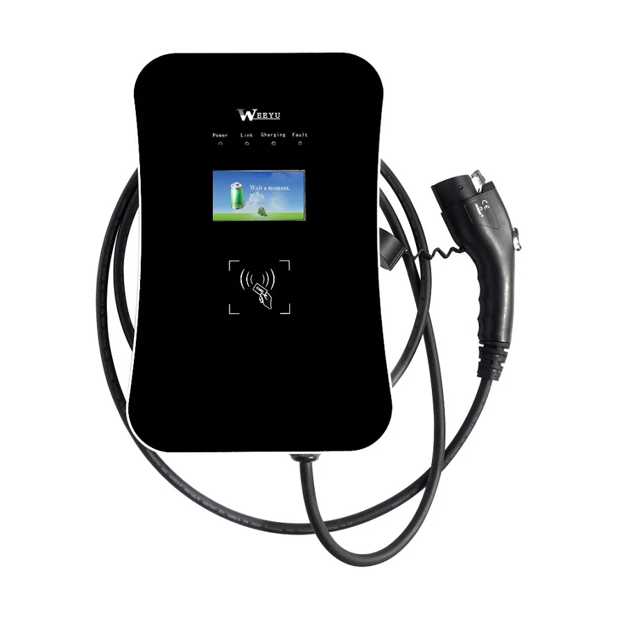 

WEEYU OEM ODM EV Fast Charger pile 7kw 11kw Level 2 EV Car Charging Station for Home