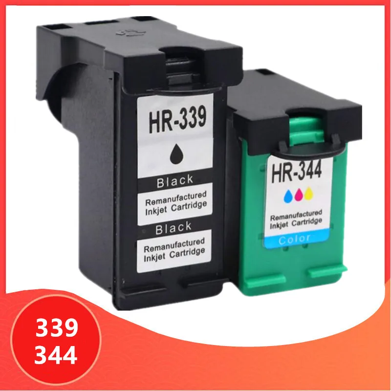 Compatible 339 344 ink cartridge for hp339 for hp344 for hp officejet 7210 7313 7410 Photosmart 2710 8450 printer