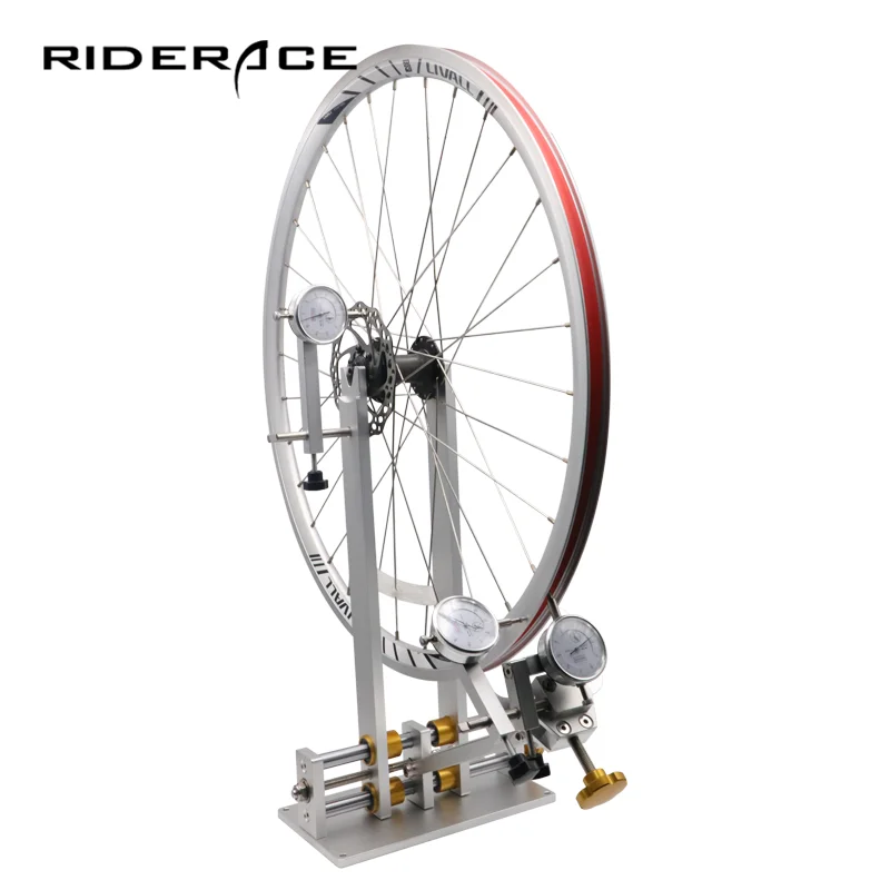 

Bicycle Wheel Truing Stand With Dial Indicator Gauge Set Adjustment Rims Professional MTB Road Bike Tire Calibration Repair Tool