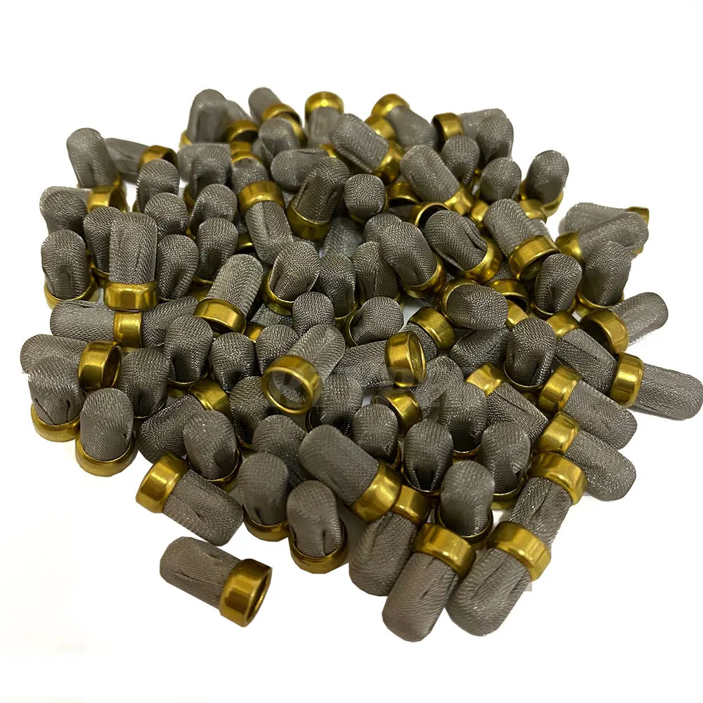 200 PCS Fuel Injector Repair Kit Metal Micro Filter 11009 For Toyota Pickup 4 Runner Sienna Avalon Solara 3.0L 6*3*10.5mm view 5