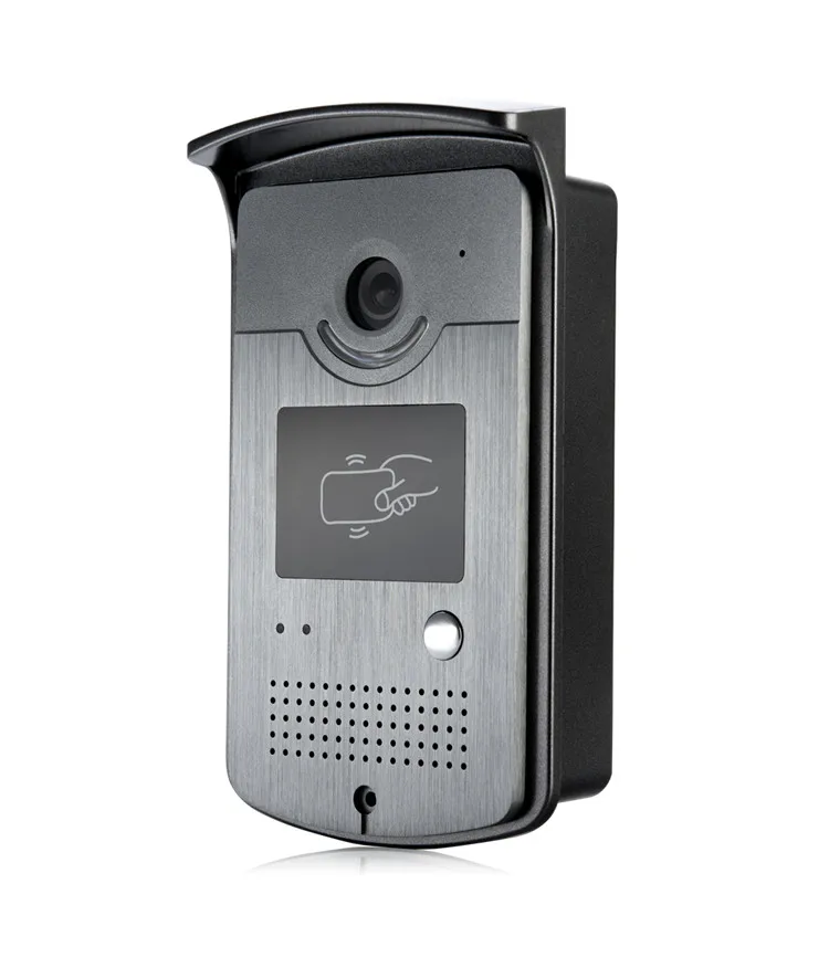 WiFi Intercom Doorbell Color Video Door Phone System Wire Camera Smart Phone APP Remote Unlock Home Security