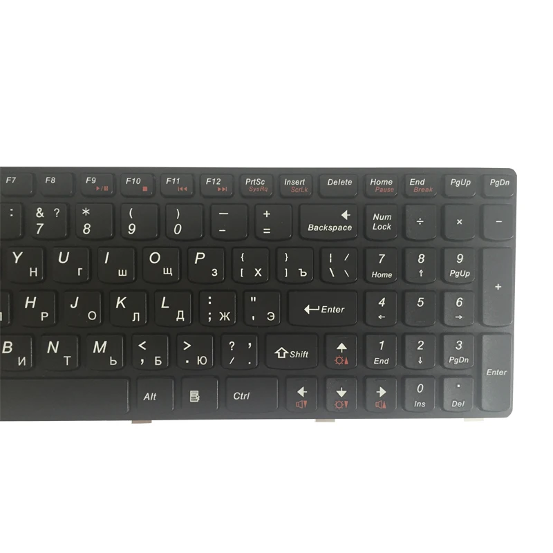 NEW Russian FOR LENOVO G580 Z580 Z580A G585 Z585 G590 RU Black border laptop keyboard