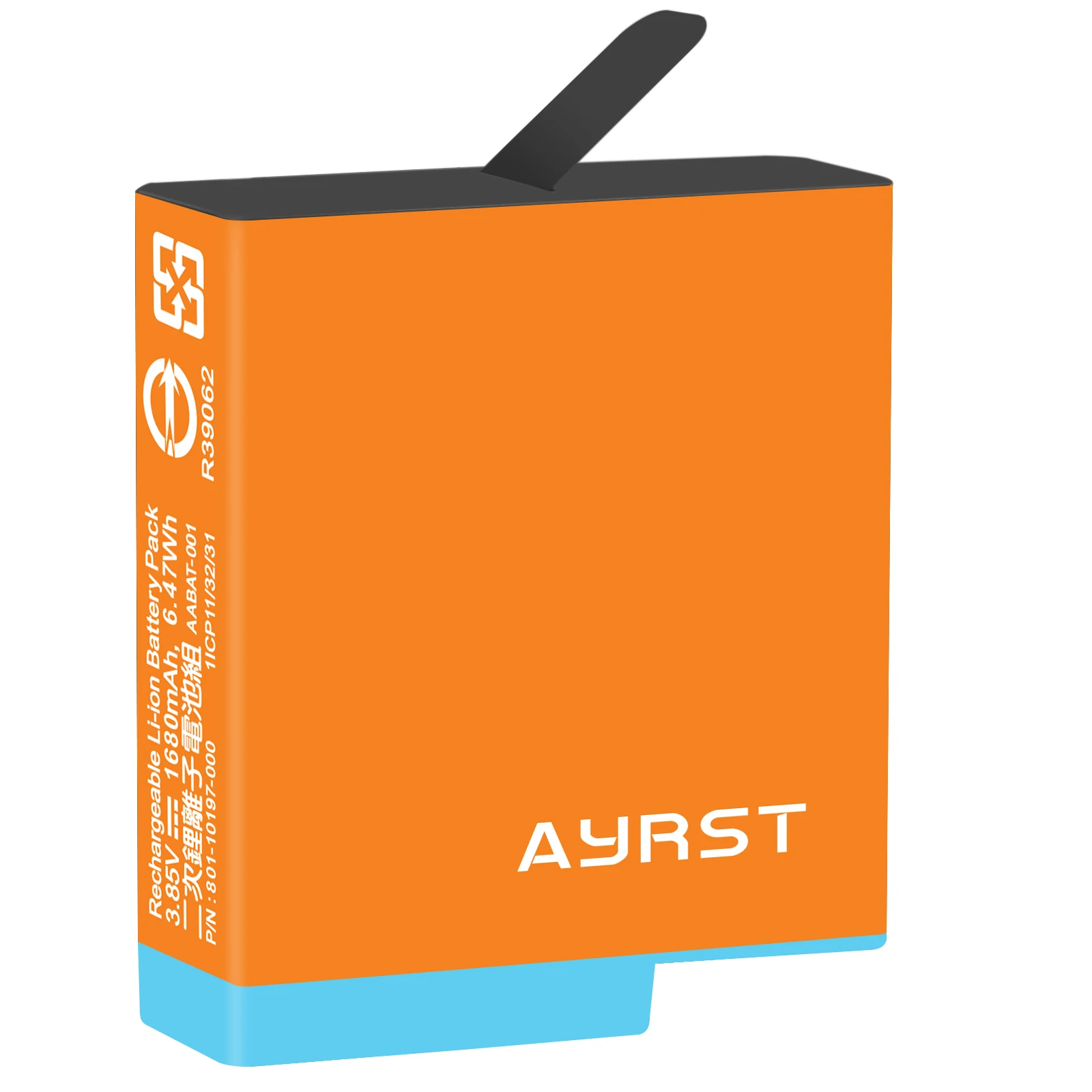 2pcs 1680mAh Battery Full Decode Replacement For GoPro Hero8 Hero7 Hero6 Black Camera