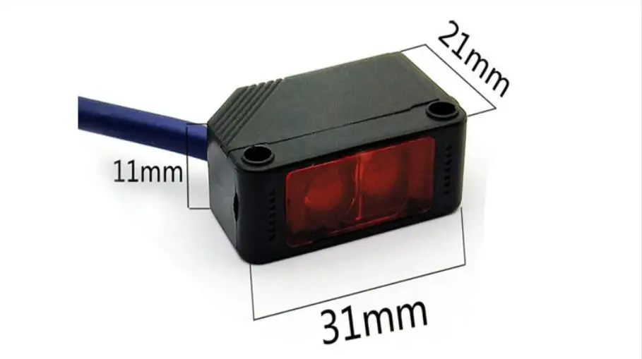 E3Z-R61 NPN Sensor Infravermelho De Proximidade, 12V-24VDC, Max 2.5M, Detecção, Controle Sensores IR, Interruptor Fotoelétrico Reflexivo