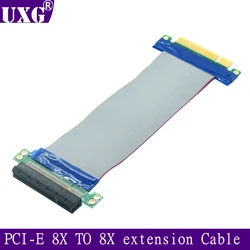 PCIe extension cable PCI e 8X extension cable PCI-e PCI express x8 Riser Cables Adapter Converter Connector Flat Cable