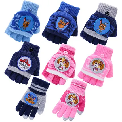 2023 New Paw Patrol children's glove Kindergarten toy Rubber chase skye everest toys Kids Birthday Christmas gift Doll Hot