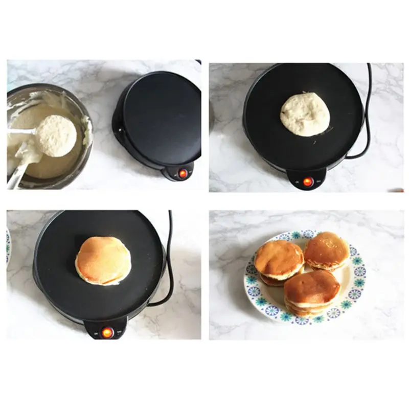ครอบครัวแพนเค้กBatter Crepe Makerบ้านเครื่องมือห้องครัวอุปกรณ์ร้านอาหารM7DF