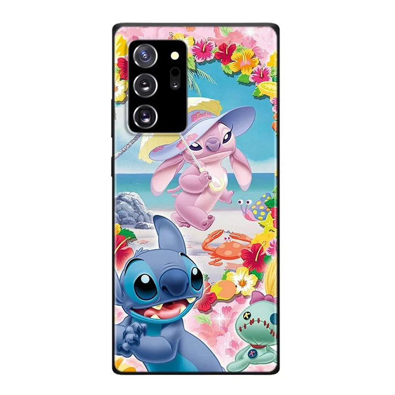 Lilo Stitch Cartoon For Samsung Galaxy Note 20 10 9 8 Plus Ultra Lite M31 M31S M10 M20 M02 M30 M40 Soft Phone Case