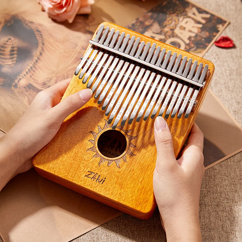 ZANI THUMB HARP 21 notes Kalimba Peach Blossom Core Finger Harp Kalimba beginner kalyn instrument