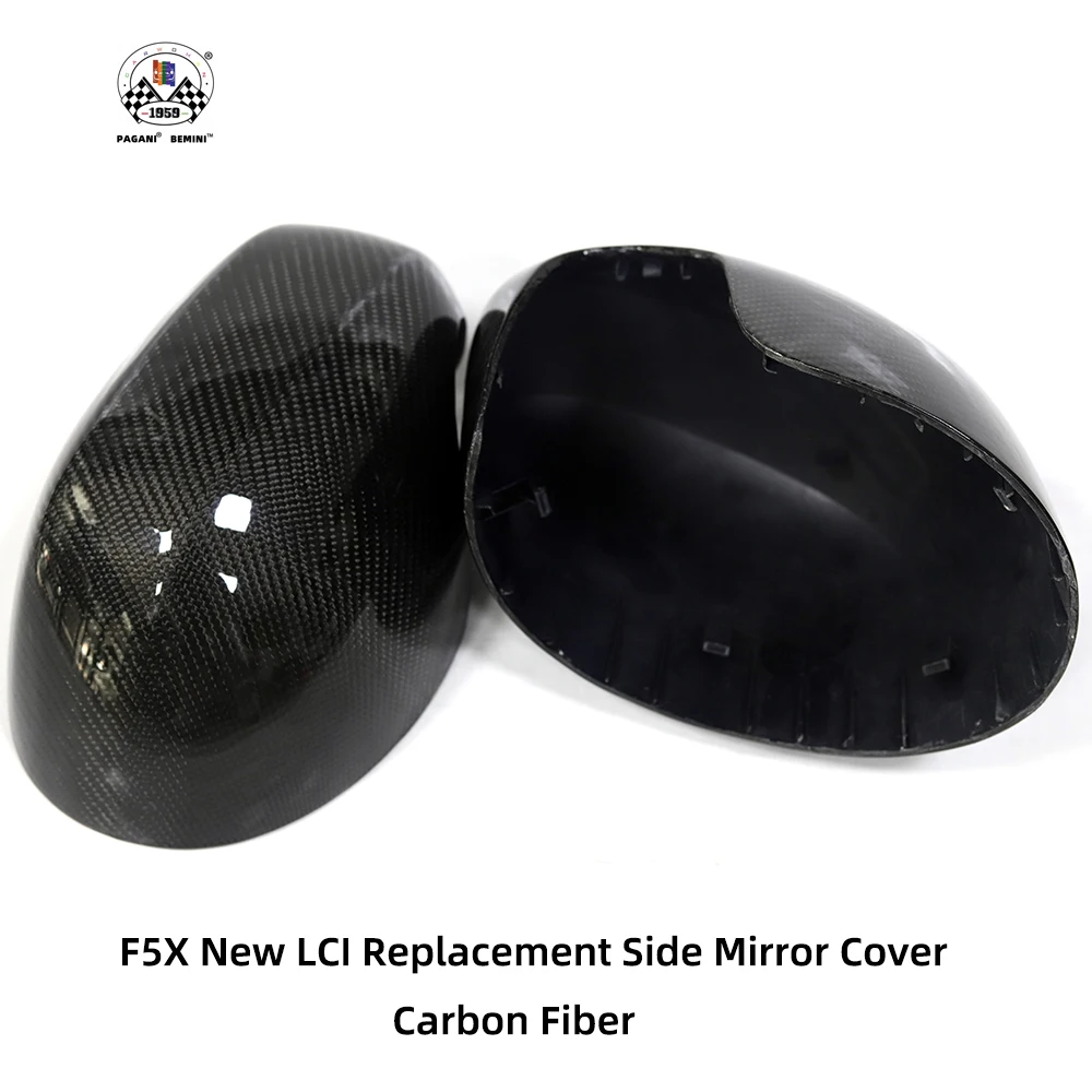 Brand New ABS Plastic LCI Style carbon fiber Replacement Side Mirror Cover For mini cooper F56 F55 F54 F57 F60