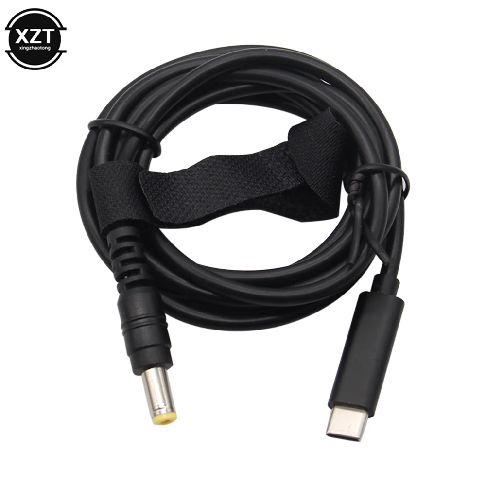 USB Type C PD Charging Cable Cord Dc Power Adapter Converter 5.5*2.5 20V 3A 65W for Lenovo Asus Dell Hp Laptop Charger