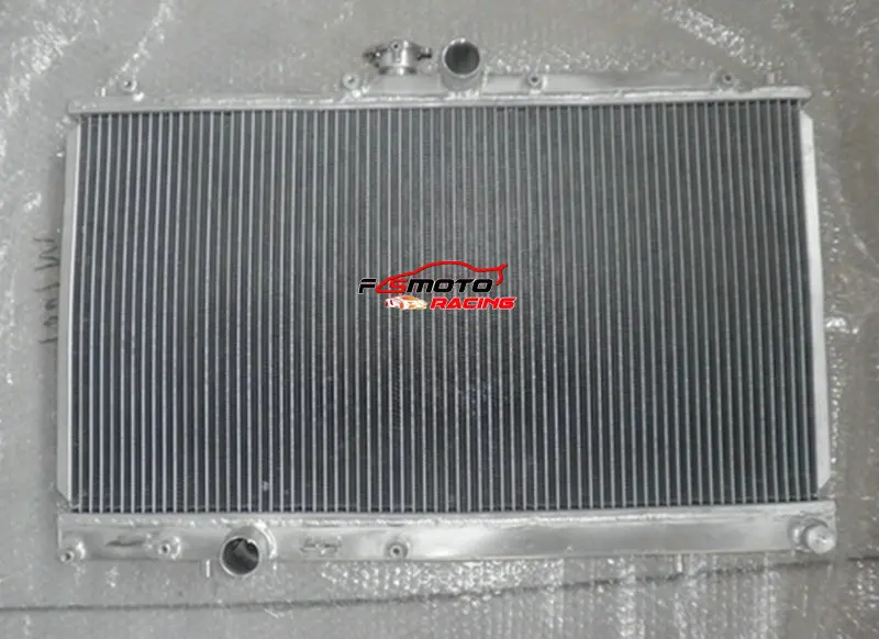 52MM 2 Row Aluminum Radiator Cooling For 2001-2007 Mitsubishi Lancer EVO 7/8/9 MT 07 06 05 04 03 02 01