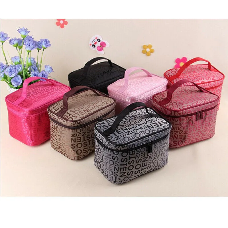 5 colors New Women Makeup Bag Cosmetic Bags Women Ladies Beauty Case Cosmetics Organizer Toiletry Bag Travel Wash Pouch